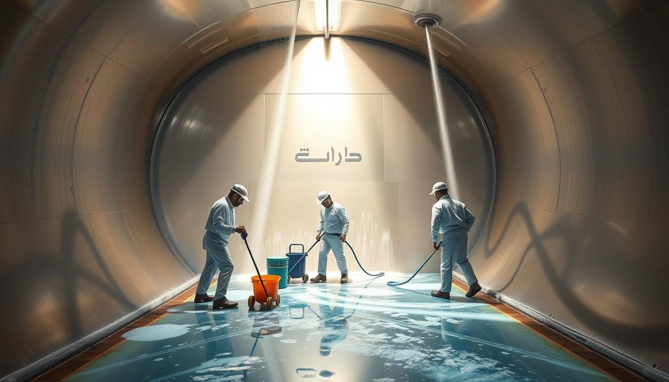 تنظيف خزانات